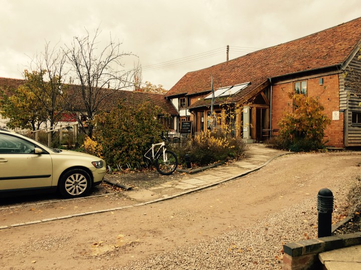 The front courtyard of The Fold