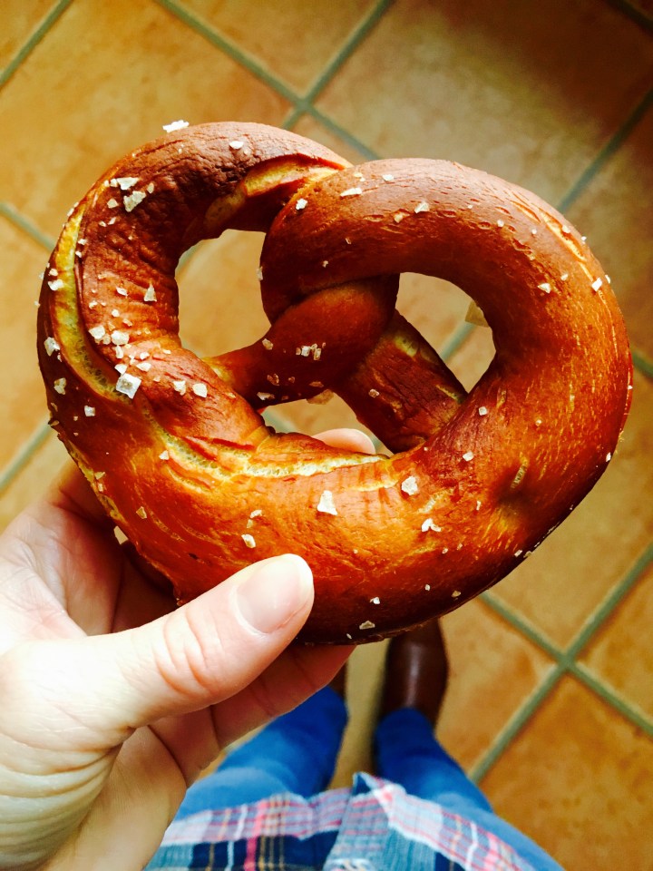 Home made pretzel.