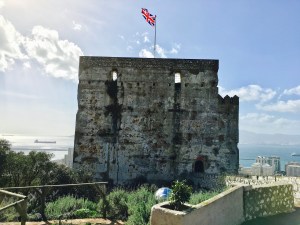 The Moorish Castle in Gibraltar.