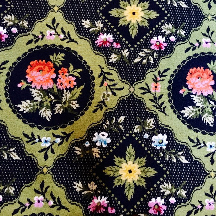 Carpet in National Trust property, Tredegar House, in Wales.