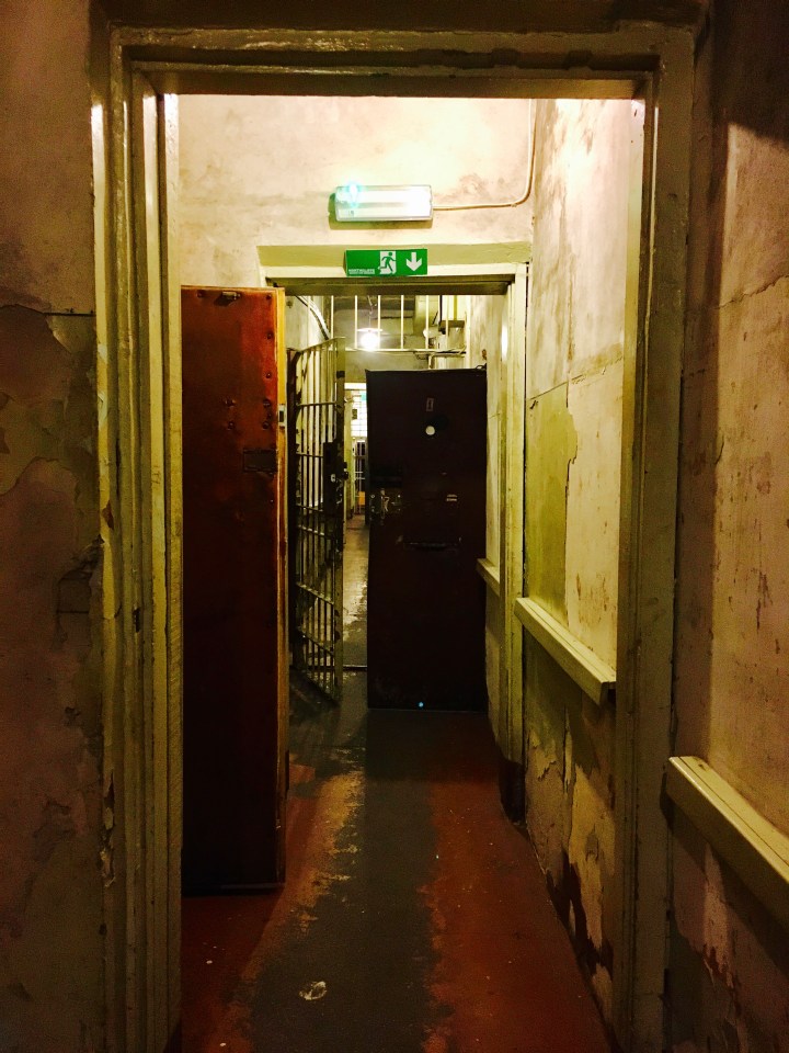 Inside the former KGB Headquarters in Riga, Latvia.