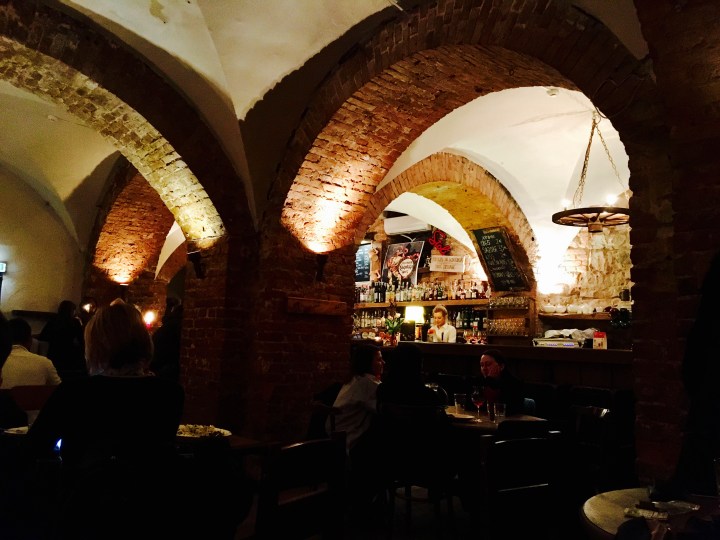 Inside Folkklubs Ala Pragrabs in Riga, Latvia.