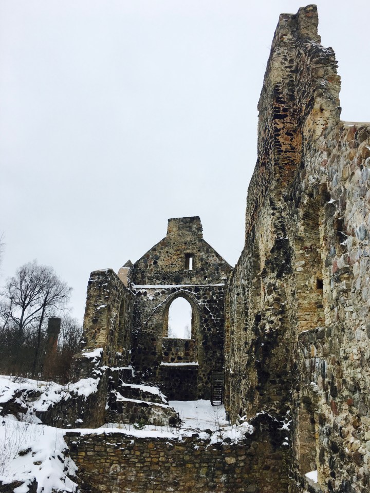 Castle of the Livonian Order in Sigulda, Latvia.