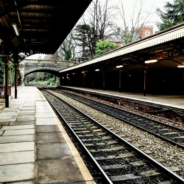 Great Malvern train station, England.