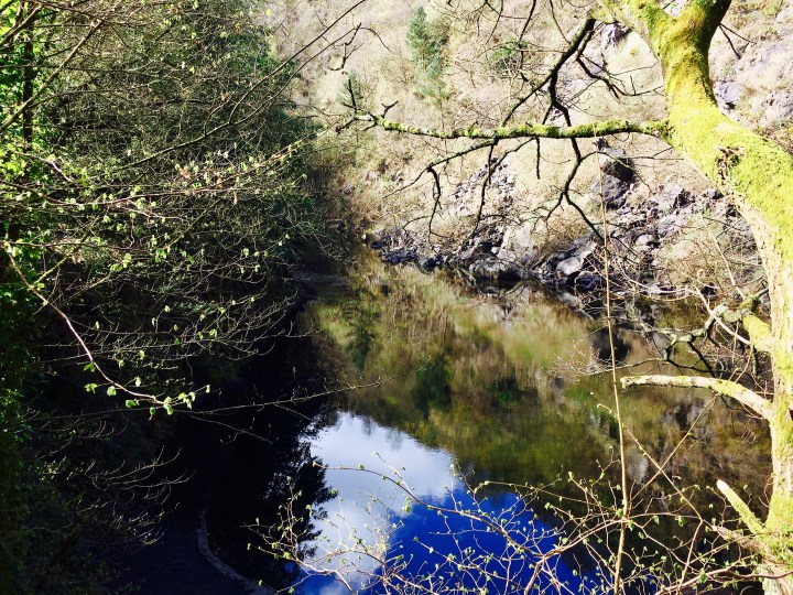 Hidden Lake on the Malvern Hills.