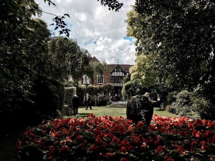 The garden at National Trust property, Greyfriars' in Worcester, Worcestershire.