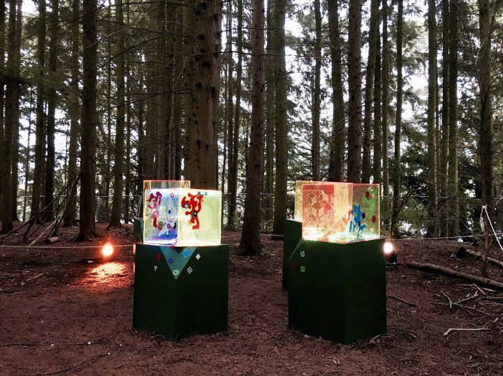 Art installation at the Green Man festival in Wales.