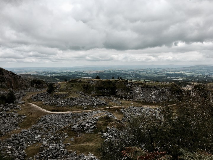 The former Cheesewring Quarry, Bodmin Moor, Cornwall, England.