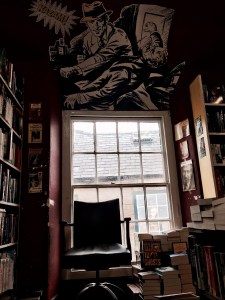 Murder and Mayhem book shop in Hay-on-Wye, Wales.