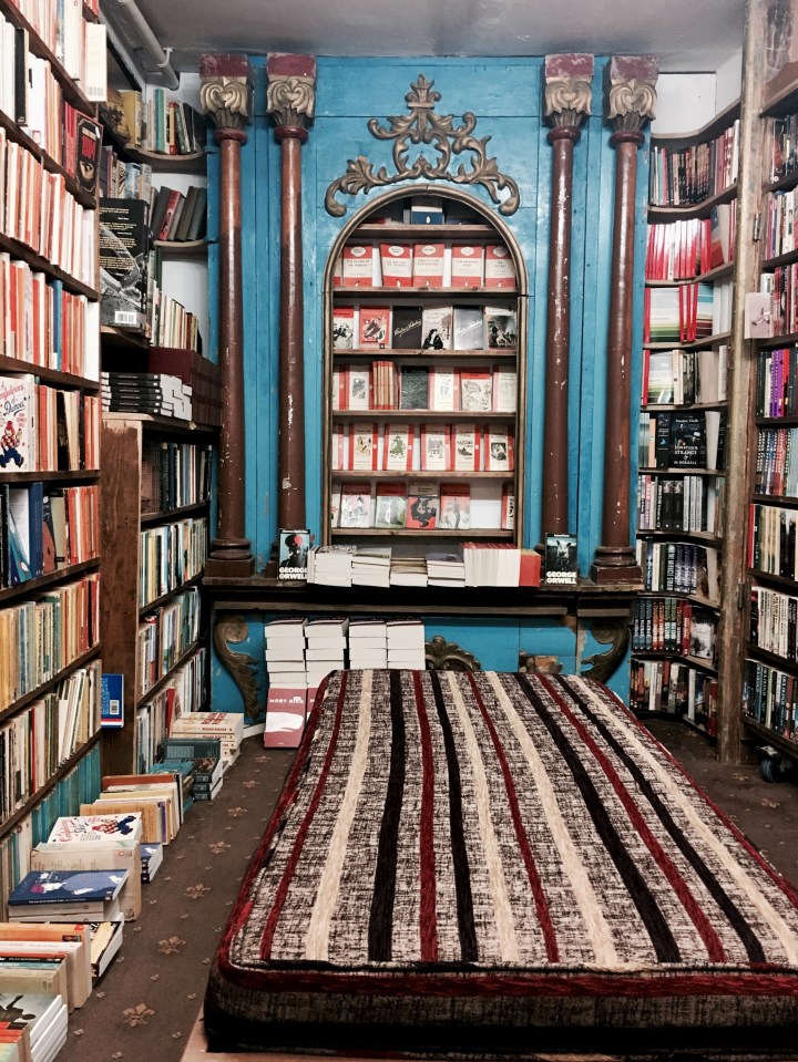 Addyman Books shop in Hay-on-Wye, Wales.