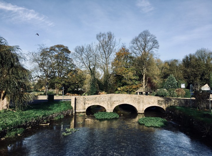 Bridge in Bibury, Gloucestershire.