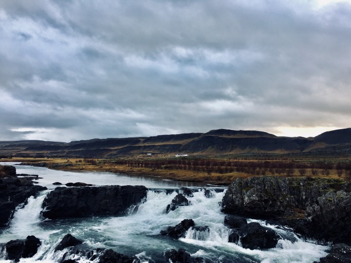 Glanni waterfall, Iceland.
