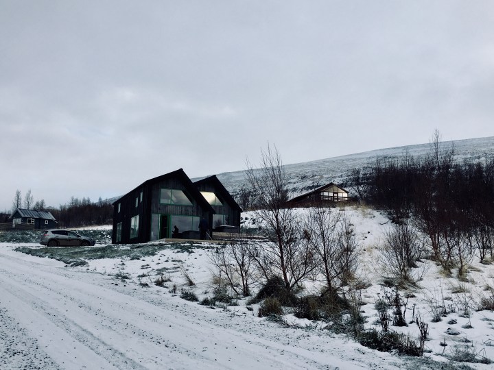 Cabin near Akureyri, Iceland.