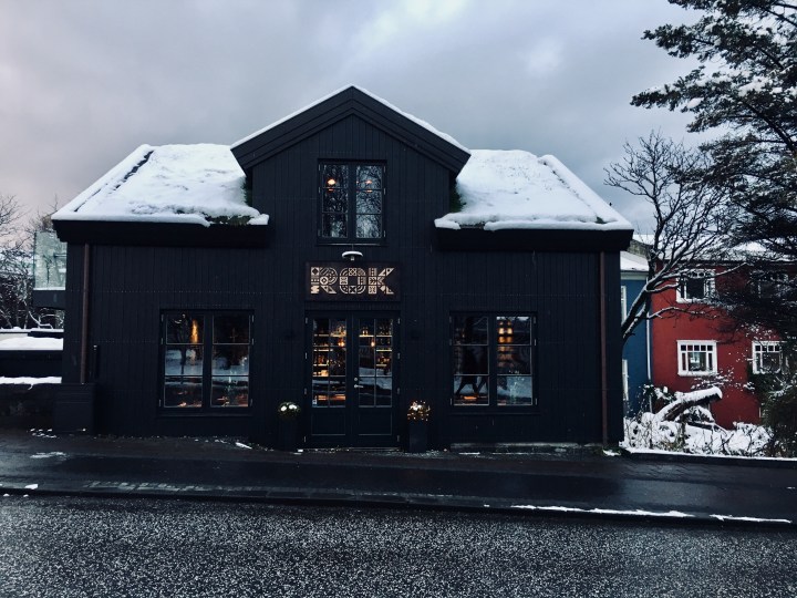 Bar in downtown Reykjavik.