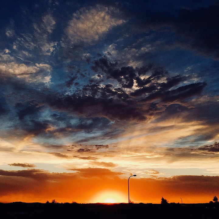 Sunset, Wagga Wagga, NSW, Australia.