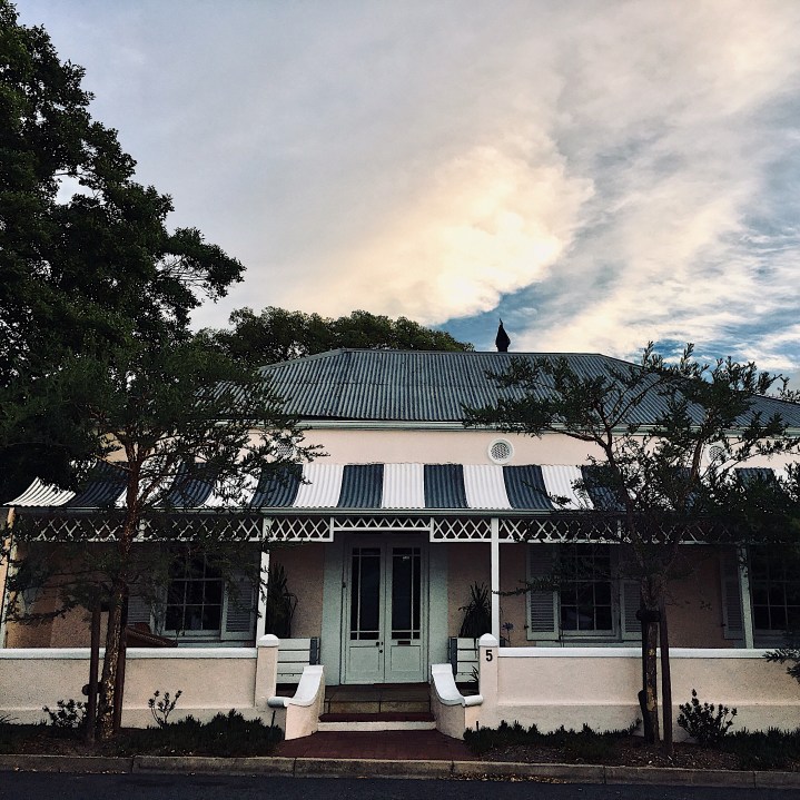 House in Franschhoek, Western Cape, South Africa.