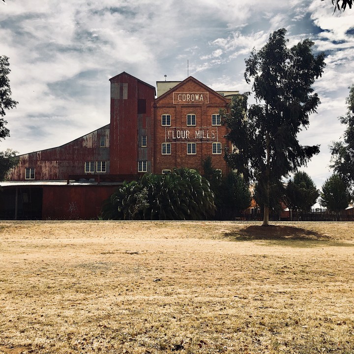 Old flour mill in Corowa, New South Wales, Australia.