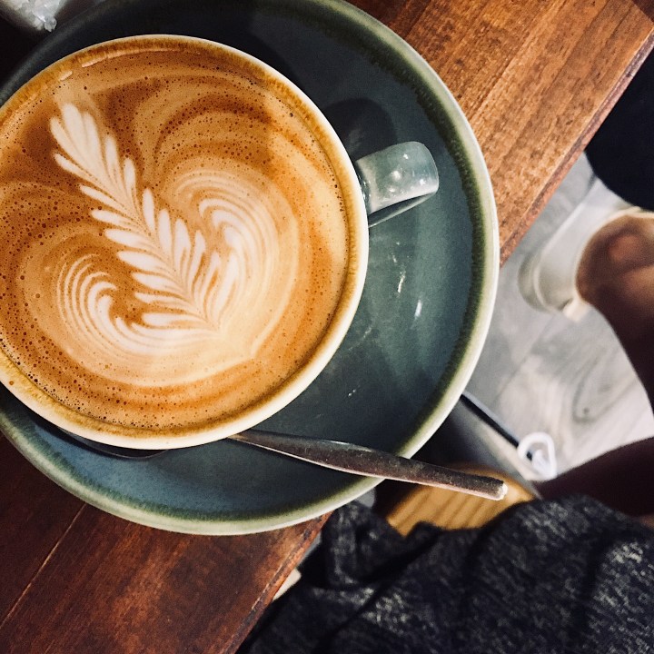 Coffee from Atlas on Hibberson in Canberra, Australia.