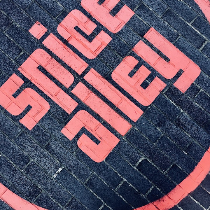 Graffiti sign for Spice Alley, Chippendale, New South Wales, Australia.