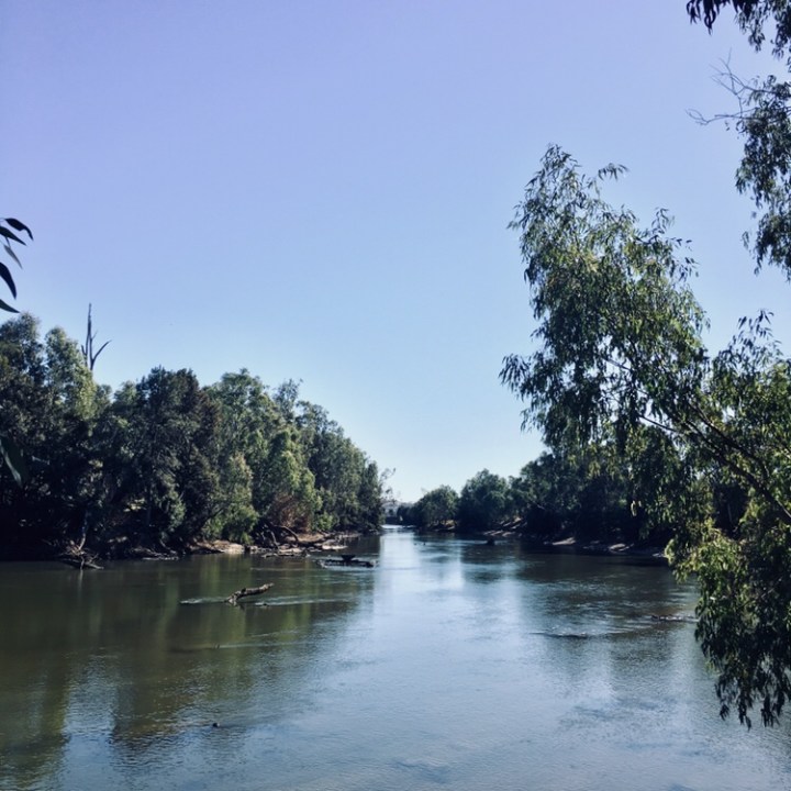 The Murrumbidgee River at Oura, New South Wales, Australia.