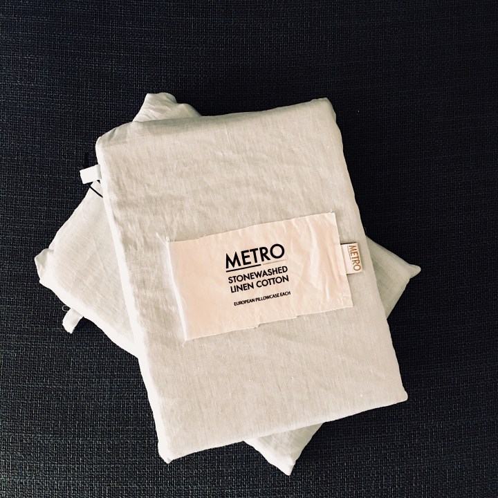 Adairs European pillow cases.