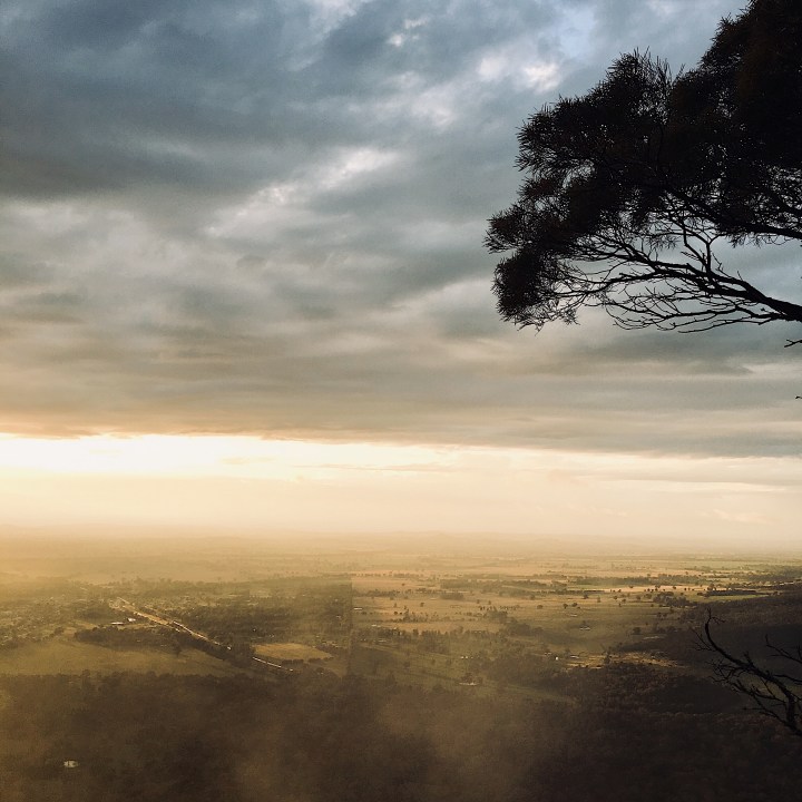 Sunrise atop The Rock, New South Wales, Australia.