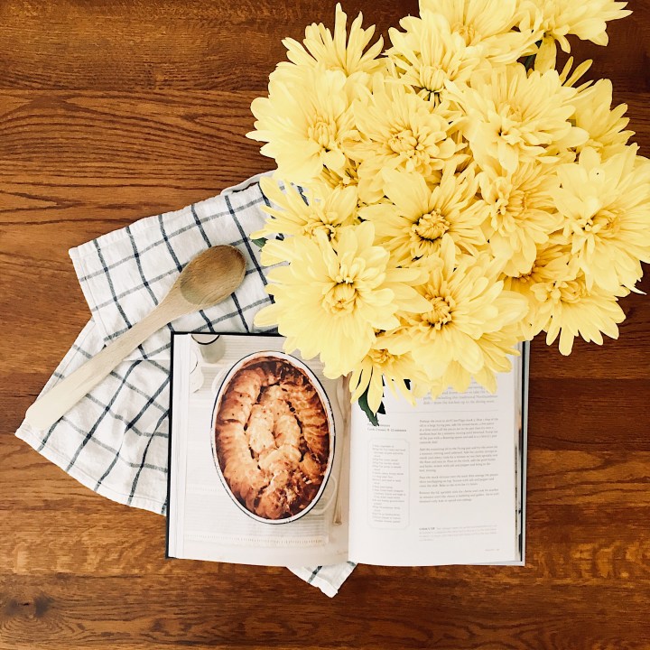 Cragside hodgepodge pie recipe in the National Trust Cookbook.