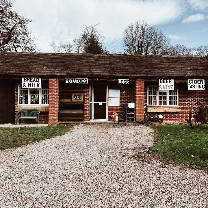 Crumpton Hill Farm Shop, Storridge, Worcestershire, England.