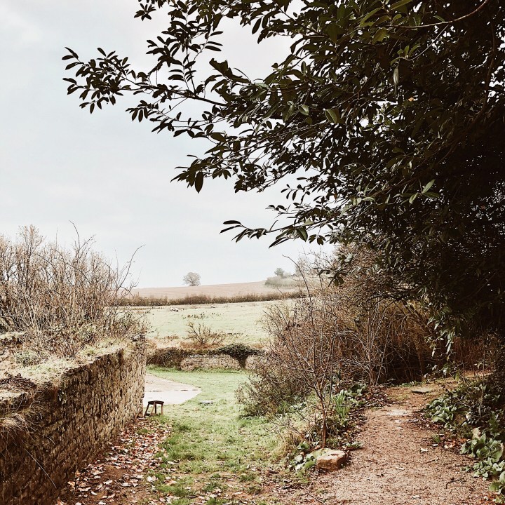 The gardens at Lyde Court, Herefordshire, England.