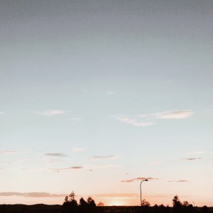 Sunset in Australia.