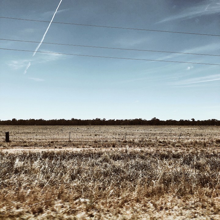 Farmland in the Riverina region of New South Wales, Australia. 