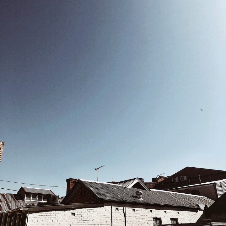 Rooftops in Wagga Wagga, New South Wales, Australia. 