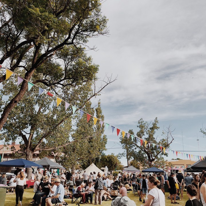 Gourmet Ganmain market 2020.