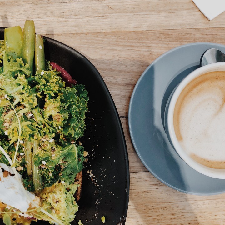 Breakfast at Horse to Water coffee shop, Richmond, Victoria, Australia.