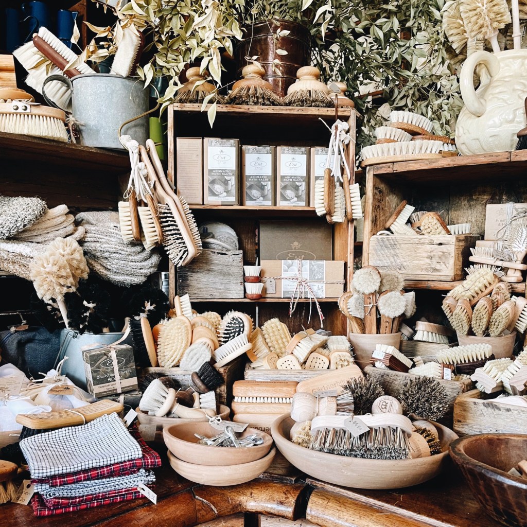 Goods for sale at the Evandale General Store in Evandale, Tasmania, Australia.