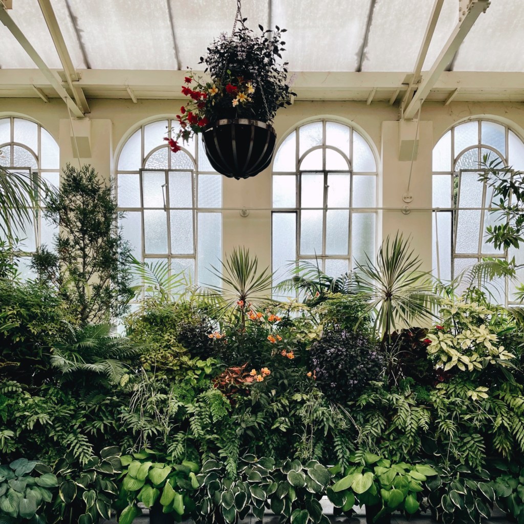 The John Hart Conservatory at City Park in Launceston, Tasmania, Australia.